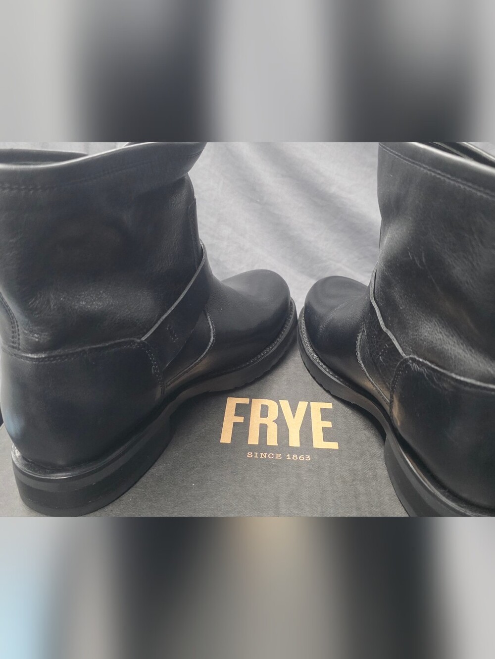 Frye Womens Veronica Bootie Black Leather Buckle 3470543-BLK Size 9M NWB Defect - Picture 5 of 12